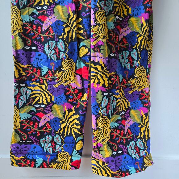 Nooworks Tropi Trip Jumpsuit Coveralls Cotton Womens Size XL Sold Out Rare EUC - Picture 10 of 16